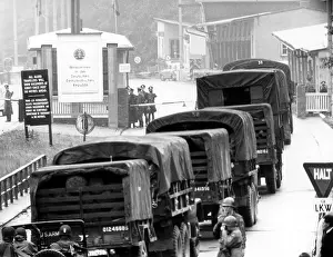 Reinforce: US troop transport to Berlin leads through Soviet zone
