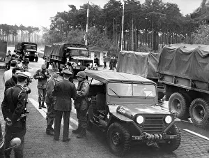 Dreilinden: US troop transport to Berlin leads through Soviet zone