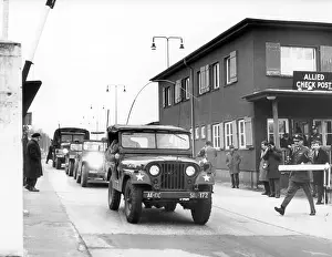 Helmstedt: US troop transport to Berlin leads through Soviet zone