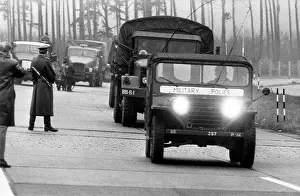 Proceeded: US troop transport to Berlin leads through Soviet zone