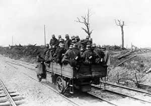 Transports: Troop transport to the Western Front, 1918