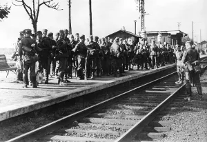 Transports: Troop transports to the front, 1939