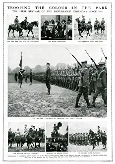 May19: Trooping the Colour in Hyde Park, 1919