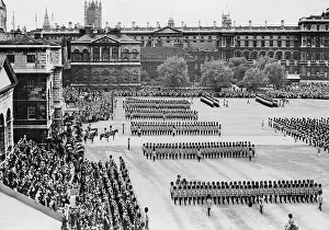 Trooping: Trooping of the Colour in London, 1937
