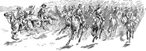 Sonora: US Troops chasing Apache Indians; Arizona, 1887