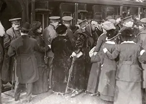 Troops leaving for the Front