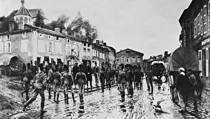 Roon: Troops visit of King William I of Prussia, 1870