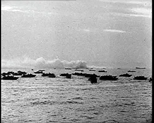 Dieppe: Troopships Full of Soldiers Off the Coast of Dieppe