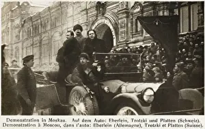 Comintern: Trotsky, Eberlein and Platten in Moscow