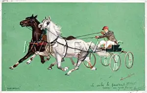 Sulky: TROTTING WITH SULKY 1908