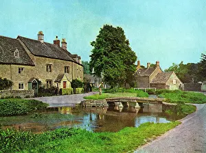 Trout stream, Lower Slaughter, Gloucestershire
