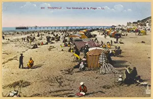 Trouville: TROUVILLE/BEACH 1933
