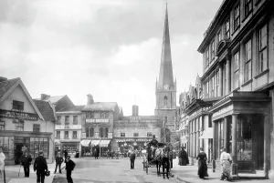 Trowbridge: Trowbridge, Fore Street 1900