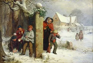 Snowballs: The Truant ' snow scene with boys