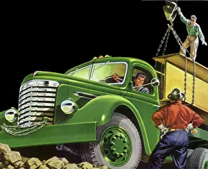 Roadway: Truck with Heavy Load