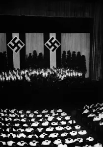 Speakers: Trude Mohr at a BDM celebration, Berlin 1936