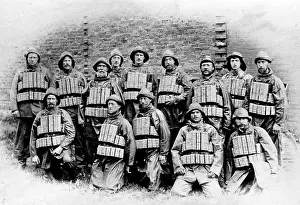 Lifebelt: True to the Core lifeboat crew, Walton-on-the-Naze, Essex