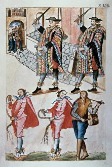 Watercolors: Trujillo del Perc, 18th c