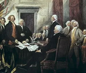 Trumbull: TRUMBULL, John (1756-1843). Declaration of Independence