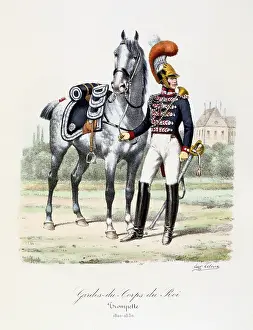 Histoire: Trumpeter of the King's Guard, 1820-1830. From