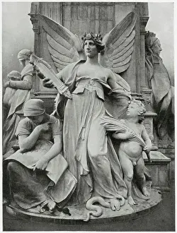 Personification: Truth statue, Victoria Memorial