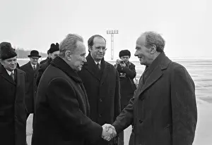 Vnukovo: Trygve Bratteli visiting USSR