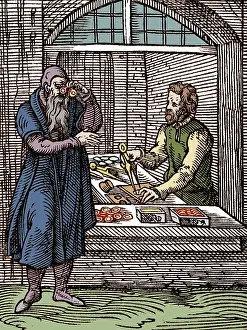 Sixteenth: Trying on Spectacles, 1568