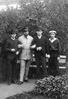 Hellenes: Tsar Alexander III with his sons and nephew