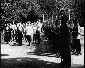 Nikolayevich: Tsar Nicholas II Inspecting Troops in the Russian