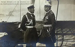 Tsar Nicholas II with Kaiser Wilhelm II