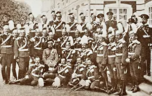 Uhlan: Tsar Nicholas II with an Uhlan regiment