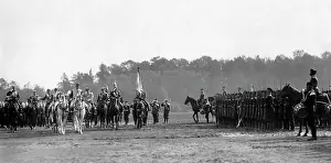 Czar: Tsar Nicholas II visits a Russian regiment 1906
