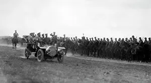 Czar: Tsar Nicholas II visits the Russian troops 1906
