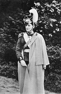 Uhlans: Tsaritsa Alexandra in uniform for jubilee celebrations