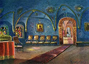 Tsars: Tsar's Reception Room, Terem Palace, Moscow, Russia