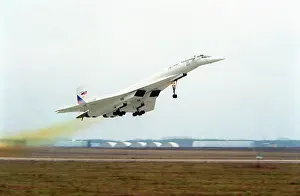 Zhukovsky: TU-144LL in flight