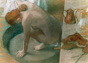 Bathroom: The Tub, by Degas