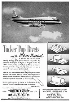 Rivets: Tucker Pop Rivets Used On The New Vickers Viscount