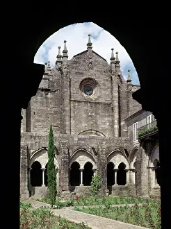 Cistercian: Tui's Cathedral. Galicia. Spain