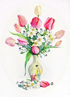 Detmold: Tulips, daffodils and forget-me-nots