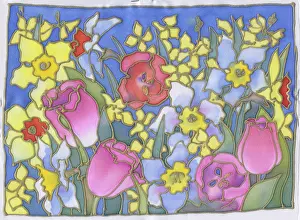 Forsythia: Tulips, Daffodils and Forsythia