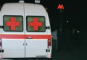 Ambulance: Tulskaya metro station entrance