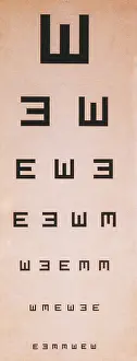 Examinations: Tumbling E Eye Chart