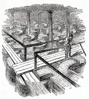 Trough: Tun room at Barclay and Perkins brewery, Southwark, London