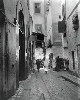 Berber: Tunis Street, 19th Century