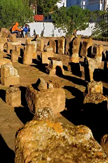 Archaeologists: Tunisia. Carthage. Tophet