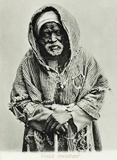 Patched: Tunisia - Old Beggar