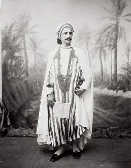 Tunisian: Tunisian arab man, in a studio setting, Tunisia