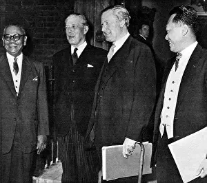 Kuan: Tunku Abdul Rahman, Harold Macmillan, Duncan Sandys and Lee