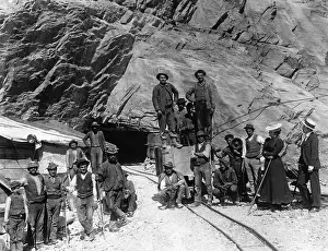 Jungfrau: Tunnel construction, 1908